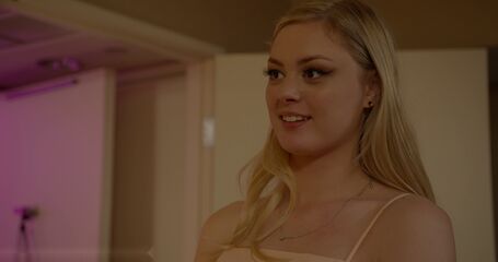 Blonde Teen Rides Pilot's BBC