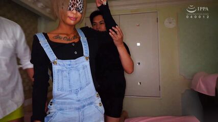 Blonde Asian Group Sex POV